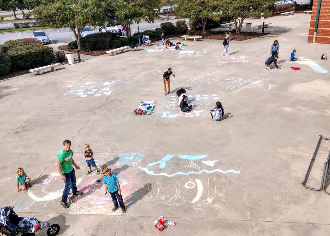 Chalk aerial