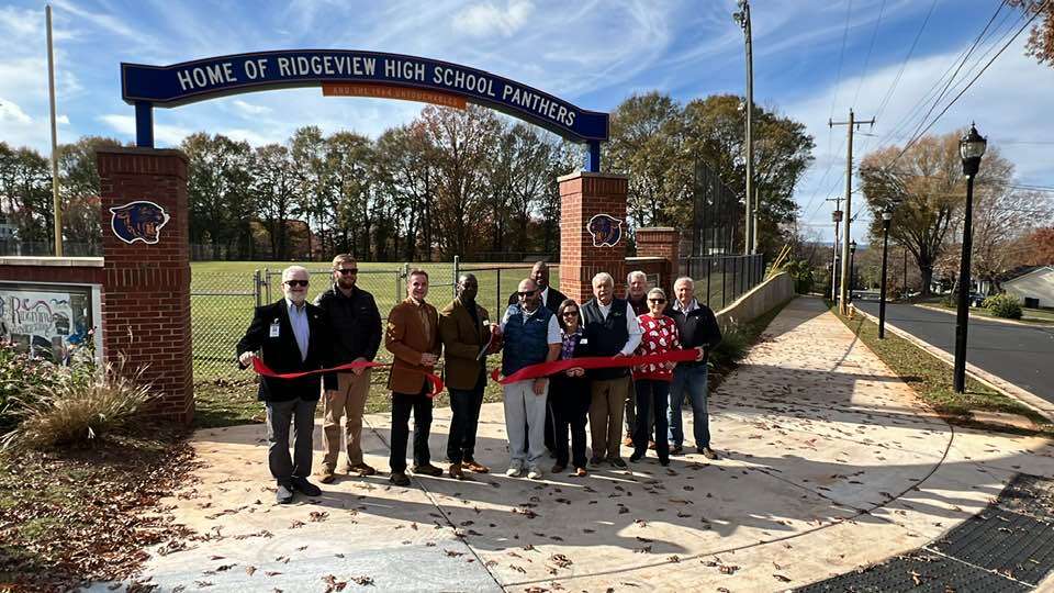 Historic Ridgeview Walk ribbon cutting