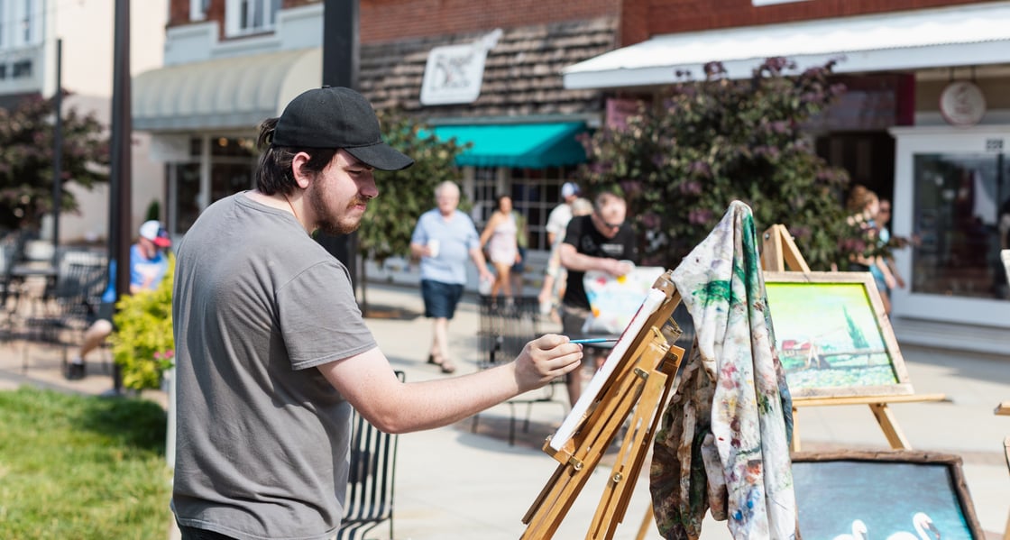 painting on Union Square